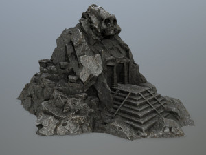 skull gate Modello 3D