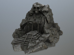skull gate Modello 3D