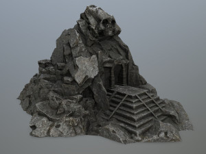 skull gate Modello 3D