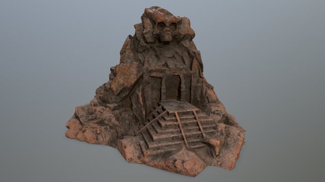 skull gate 3D Model .c4d .max .obj .3ds .fbx .stl .blend 