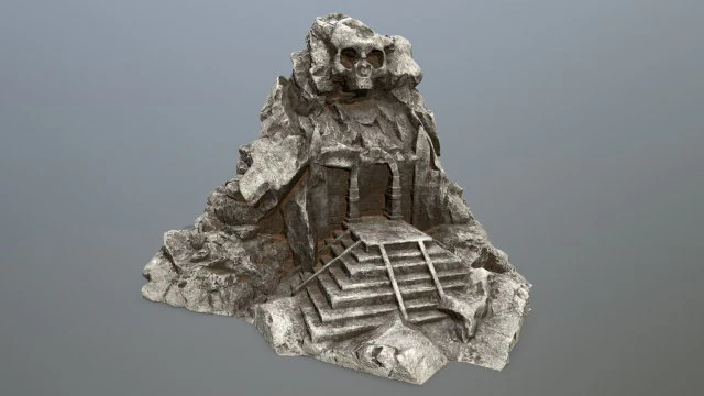skull gate 3D Model .c4d .max .obj .3ds .fbx .stl .blend 