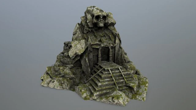 skull gate 3D Model .c4d .max .obj .3ds .fbx .stl .blend 