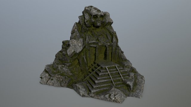 skull gate 3D Model .c4d .max .obj .3ds .fbx .stl .blend 