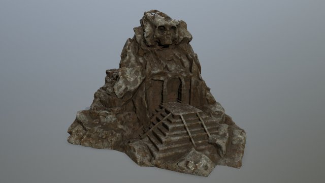 skull gate Model 3D .c4d .max .obj .3ds .fbx .stl .blend 