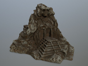 skull gate Modello 3D