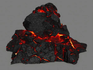 puerta del cr&aacute;neo de lava Modelo 3D