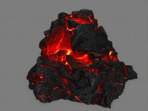 puerta del cr&aacute;neo de lava Modelo 3D