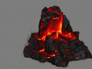 puerta del cr&aacute;neo de lava Modelo 3D
