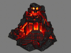 lava skull gate 3D Model