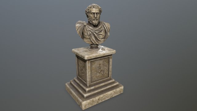 marcus aurelius1 3D मॉडल .c4d .max .obj .3ds .fbx .stl .blend