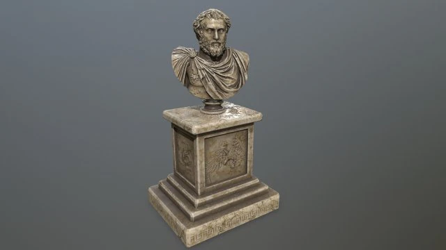 marcus aurelius1 3D Model .c4d .max .obj .3ds .fbx .stl .blend