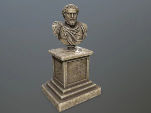 Marco Aurelio Modello 3D