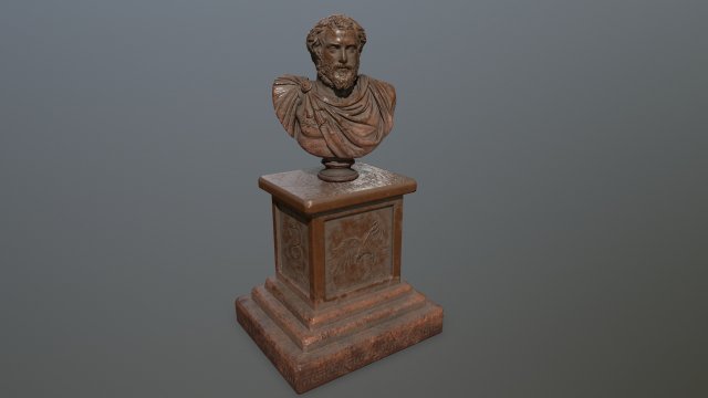 marcus aurelius 3D Model .c4d .max .obj .3ds .fbx .stl .blend 