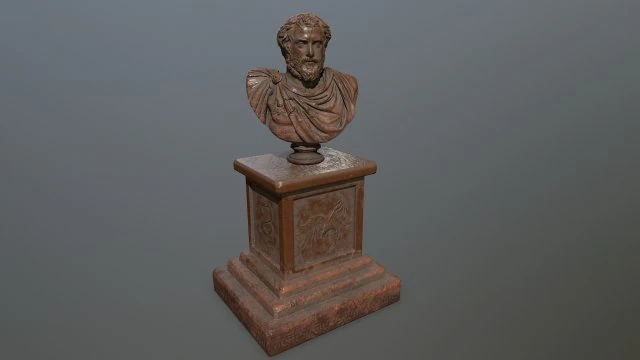 marcus aurelius 3D Model .c4d .max .obj .3ds .fbx .stl .blend 
