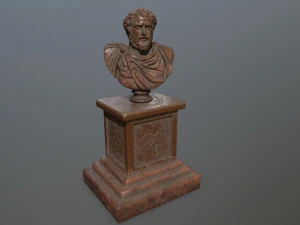 marco aurelio Modelo 3D