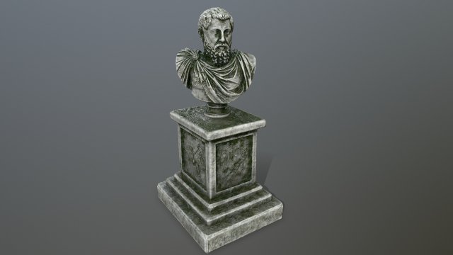 marcus aurelius 3D Model .c4d .max .obj .3ds .fbx .stl .blend 