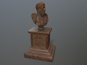 marcus aurelius 3D मॉडल