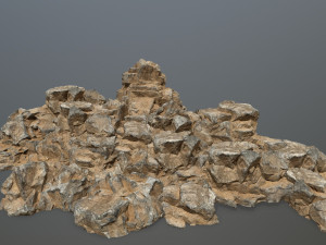 desert rock set 3D मॉडल