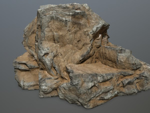 desert rock set 3D मॉडल