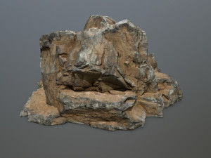 desert rock set 3D मॉडल