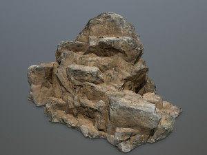 desert rock set 3D मॉडल