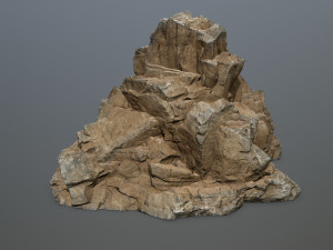 desert rock set 3D मॉडल