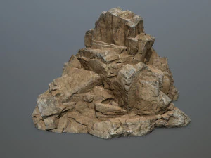 desert rock set 3D Model