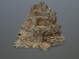 desert rock set 3D मॉडल