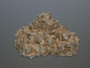 desert rock set 3D मॉडल