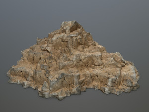 desert rock set 3D मॉडल