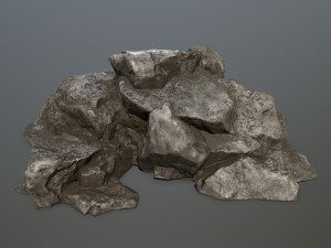 rock set Modelo 3D