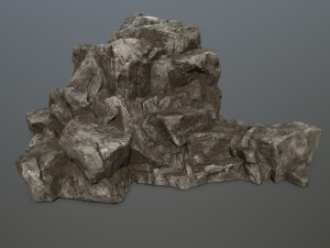 rock set Modelo 3D