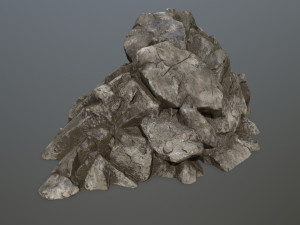rock set Modelo 3D