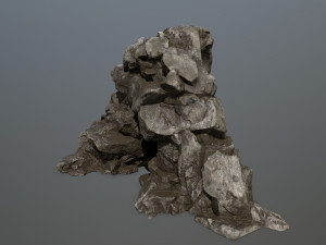 rock set Modelo 3D