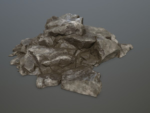 rock set Modelo 3D