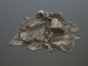 rock set Modelo 3D