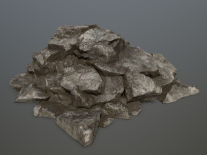 rock set Modelo 3D