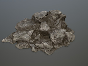 rock set Modelo 3D