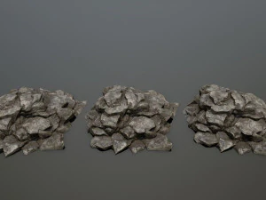 rock set 3D Model
