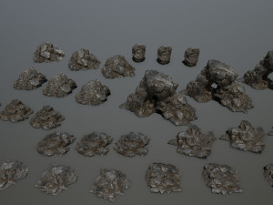 rocks 3Dモデル