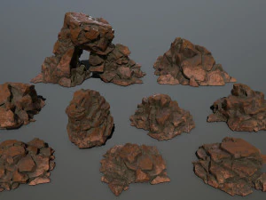 rocas Modelo 3D