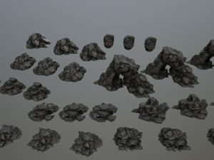 rocks Modèle 3D