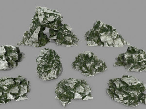 rocks 3D मॉडल