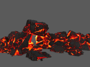 lava rocks 3D 모델