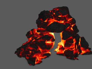 lava rocks 3D 모델