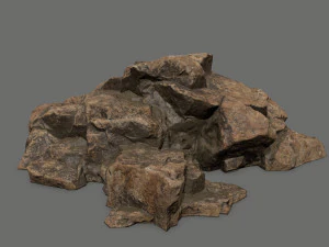 desert rock set 3D Model