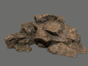 desert rock set 3D Model