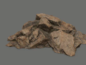 desert rock set 3D Model