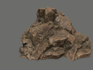 desert rock set 3D Model