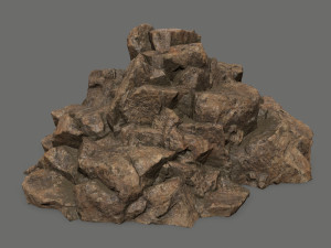 desert rock set 3D 모델